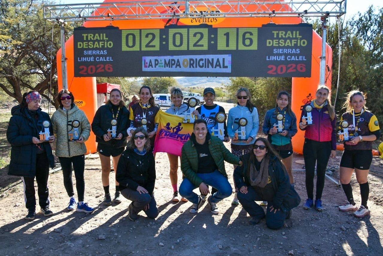 Turismo y deporte se unieron en el Trail Desafío Sierras Lihué Calel
